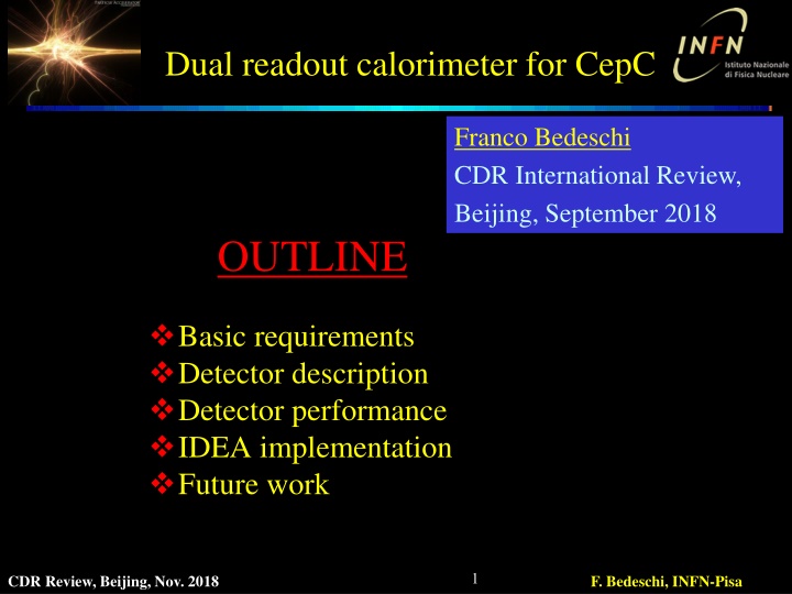 dual readout calorimeter for cepc