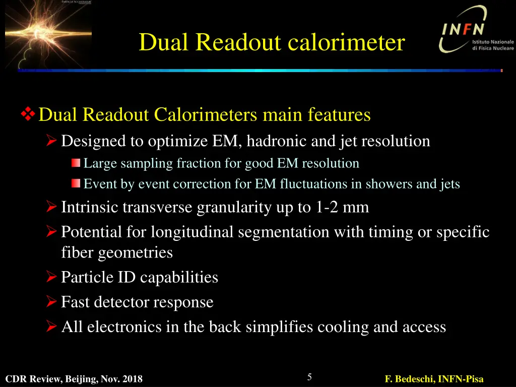 dual readout calorimeter