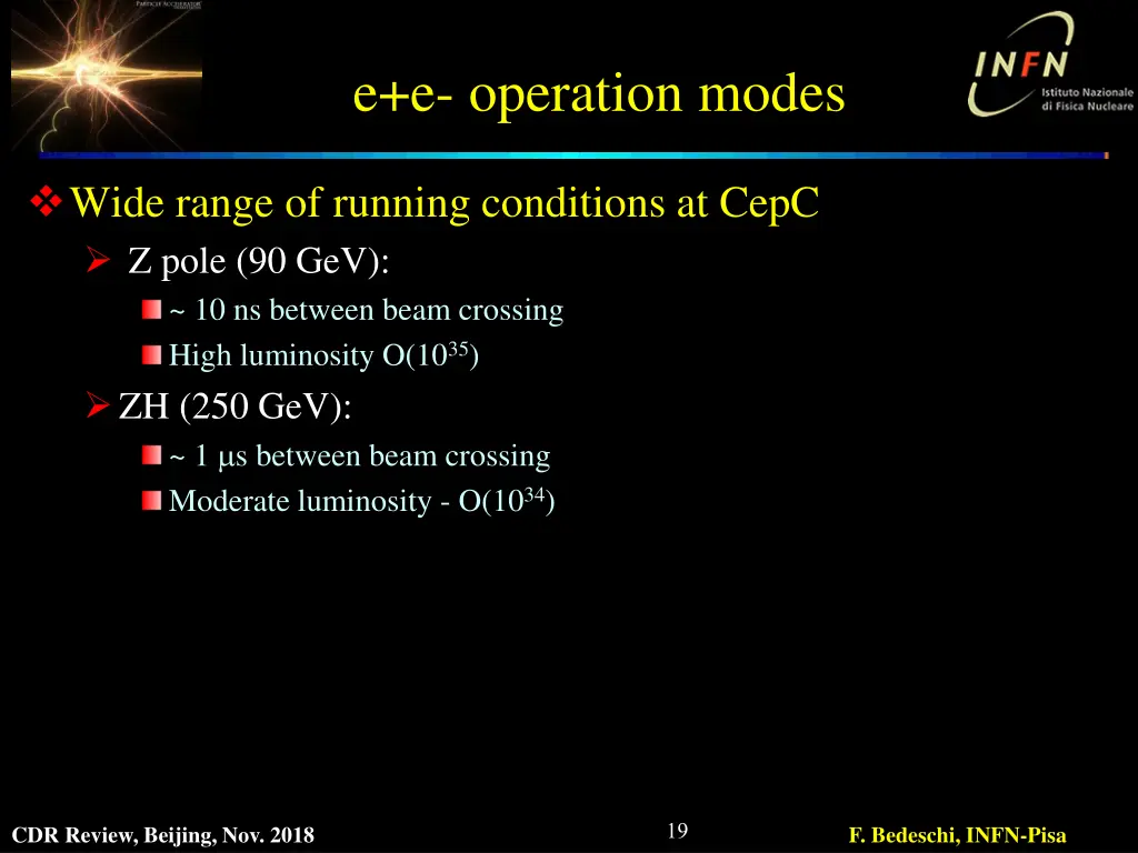 e e operation modes