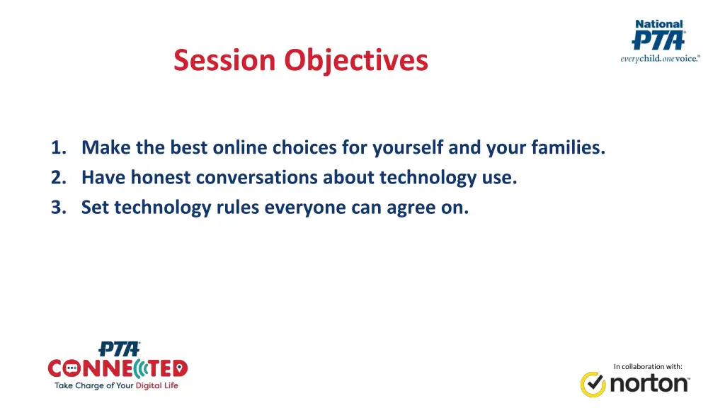 session objectives