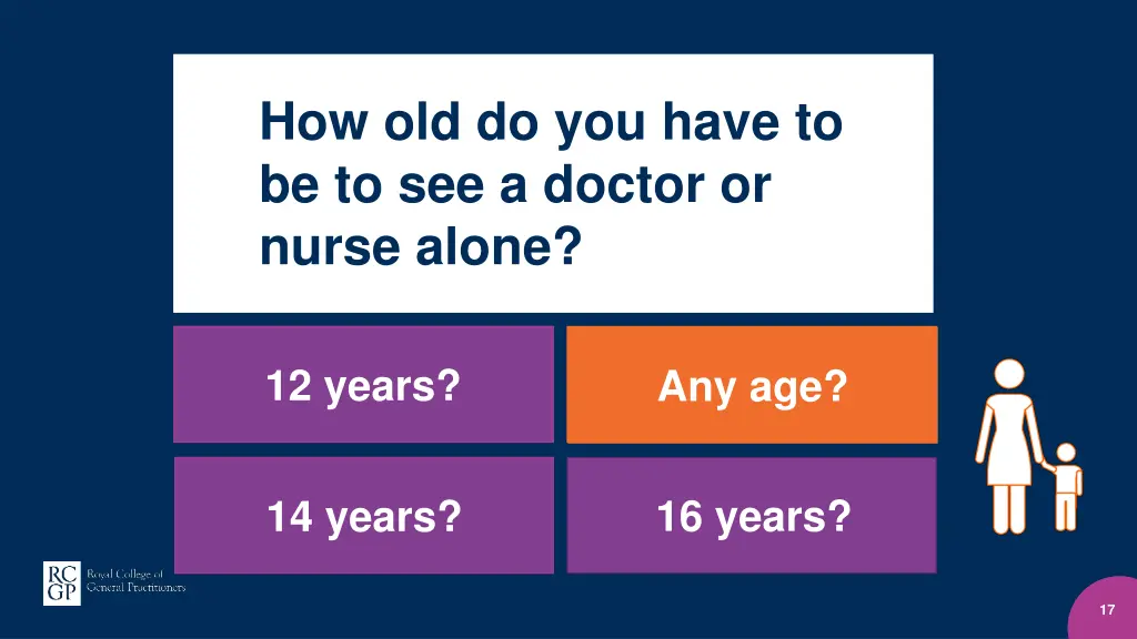 how old do you have to be to see a doctor 1