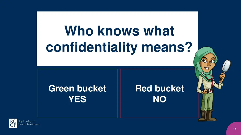 who knows what confidentiality means 1