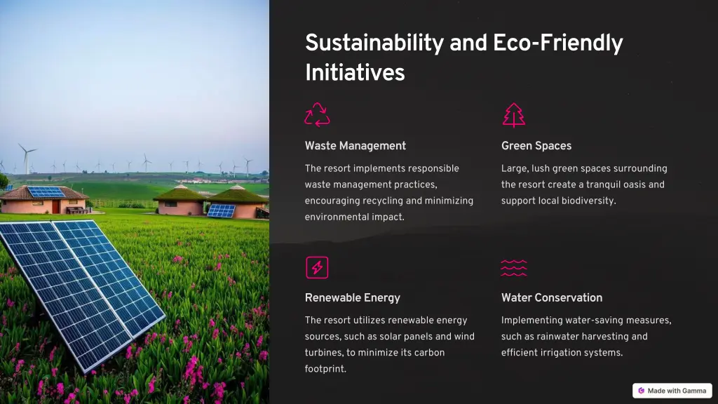 sustainability and eco friendly initiatives