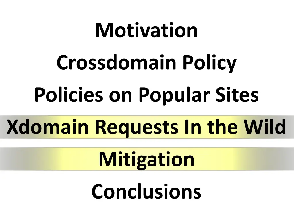 motivation crossdomain policy policies on popular 3