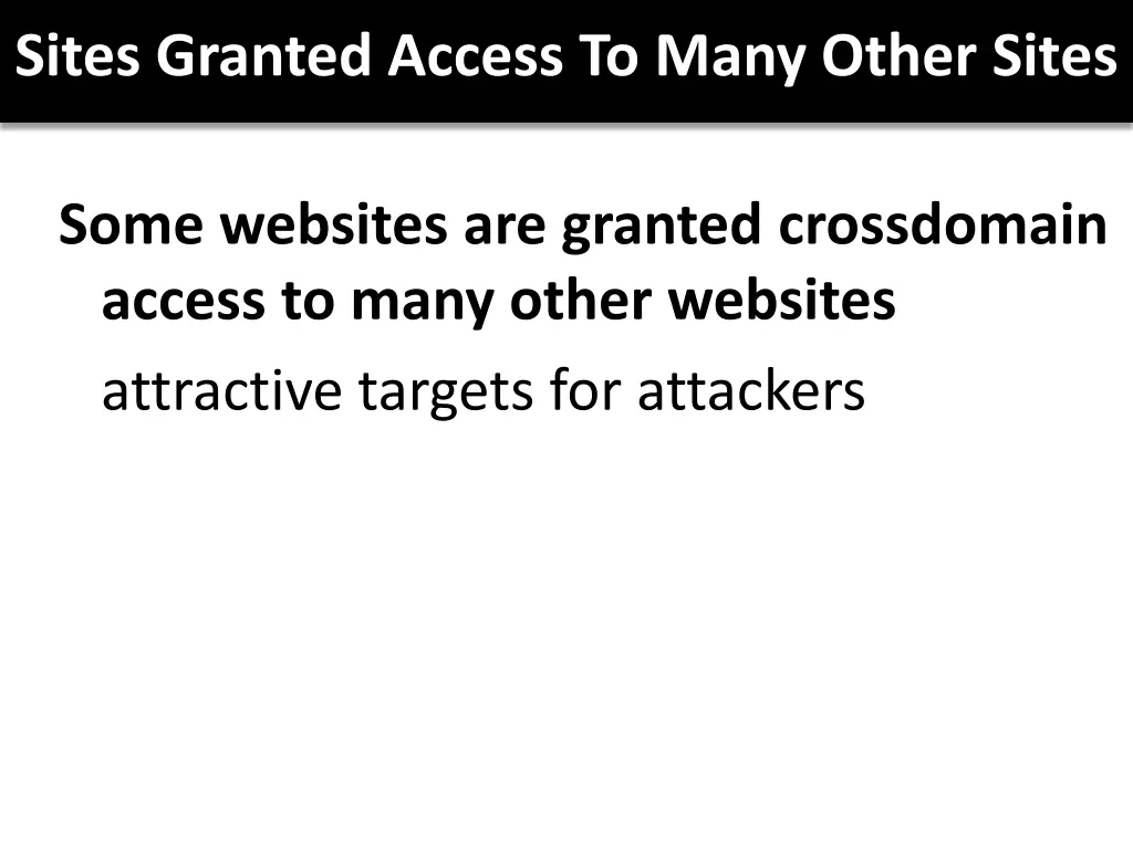 sites granted access to many other sites