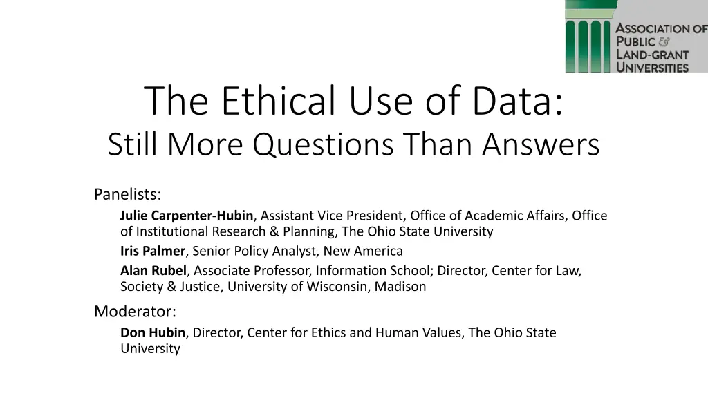 the ethical use of data still more questions than 1