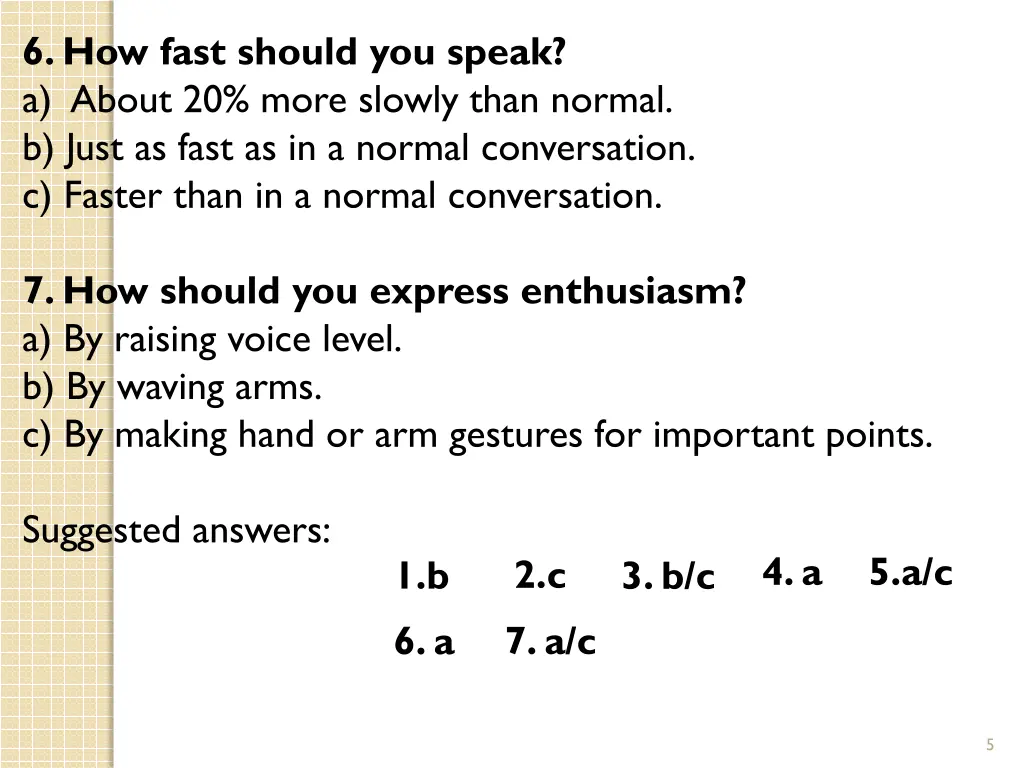 6 how fast should you speak a about 20 more