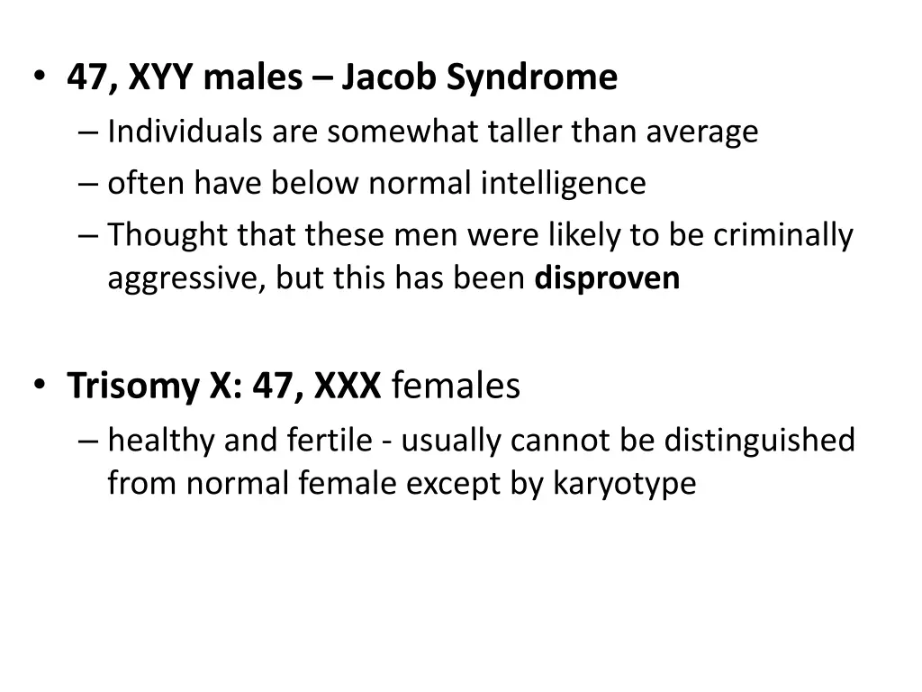 47 xyy males jacob syndrome individuals