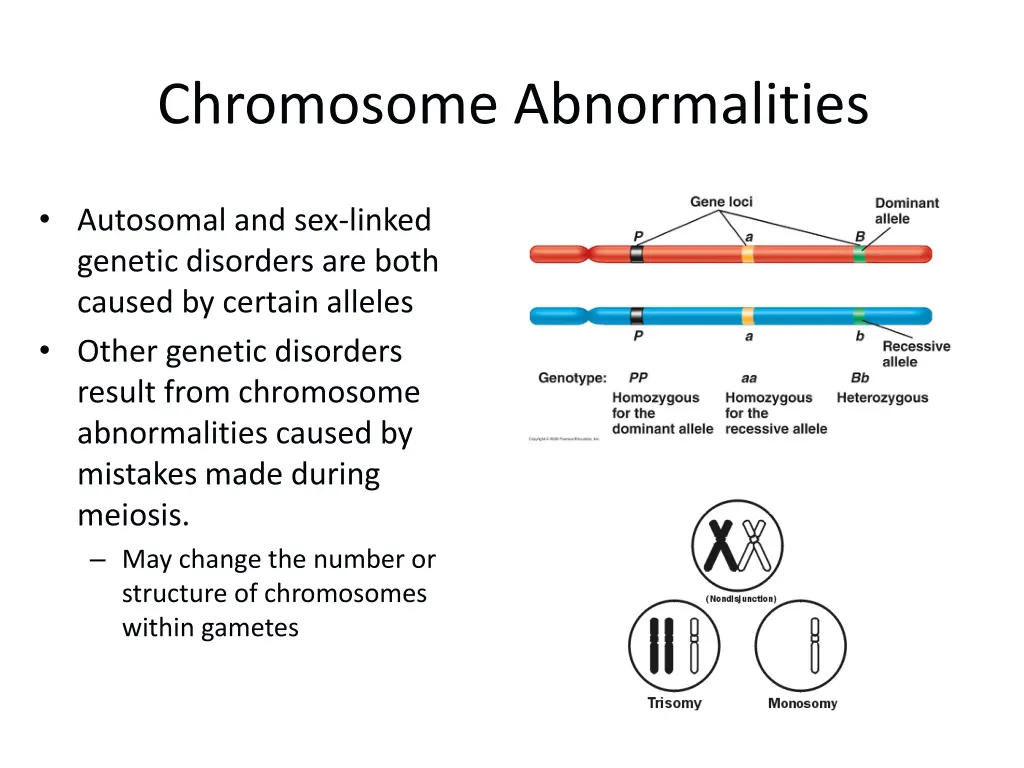 chromosome abnormalities