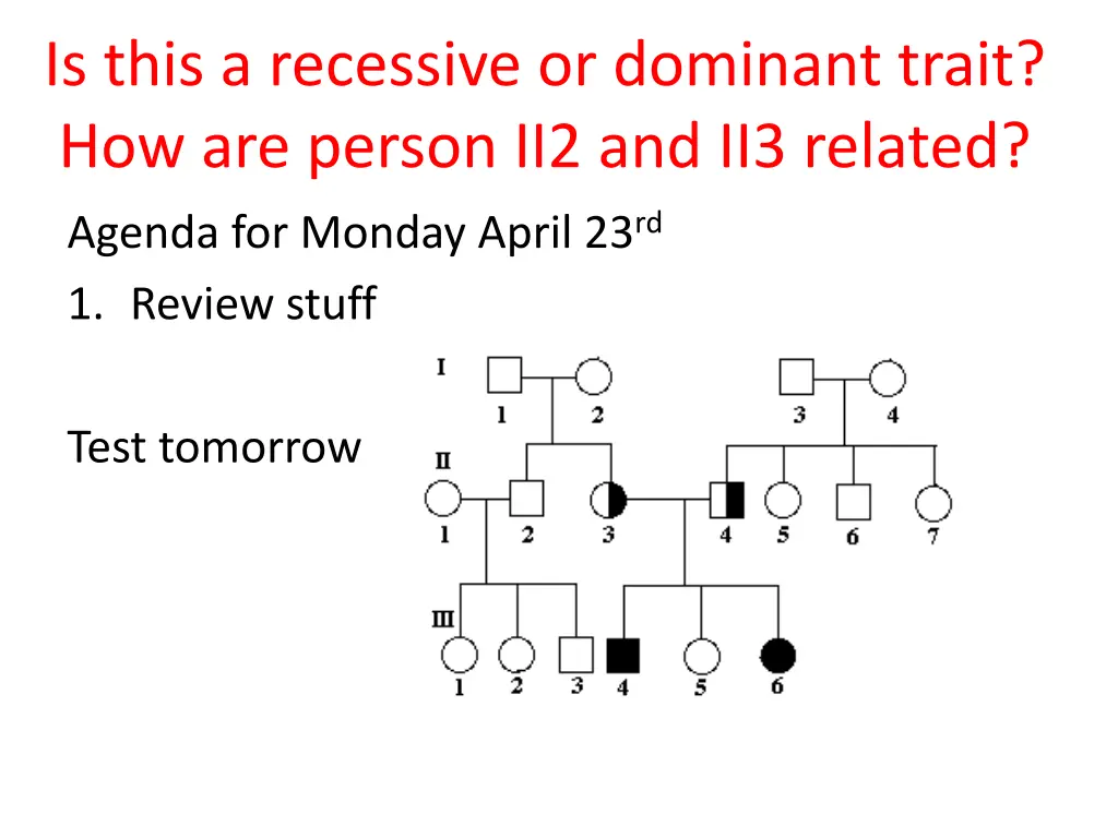 is this a recessive or dominant trait