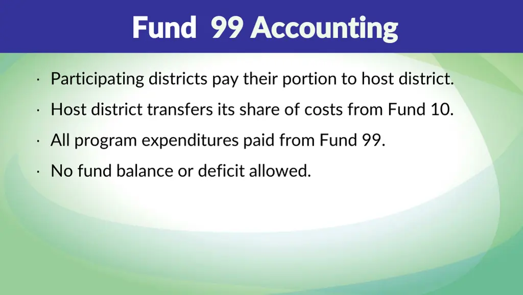 fund fund 99 accounting 99 accounting