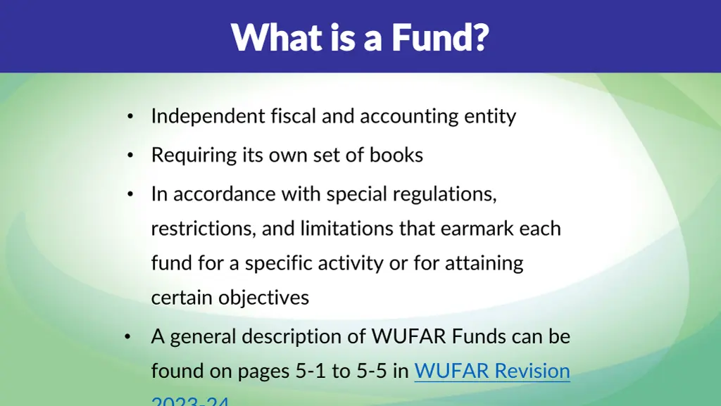 what is a fund what is a fund