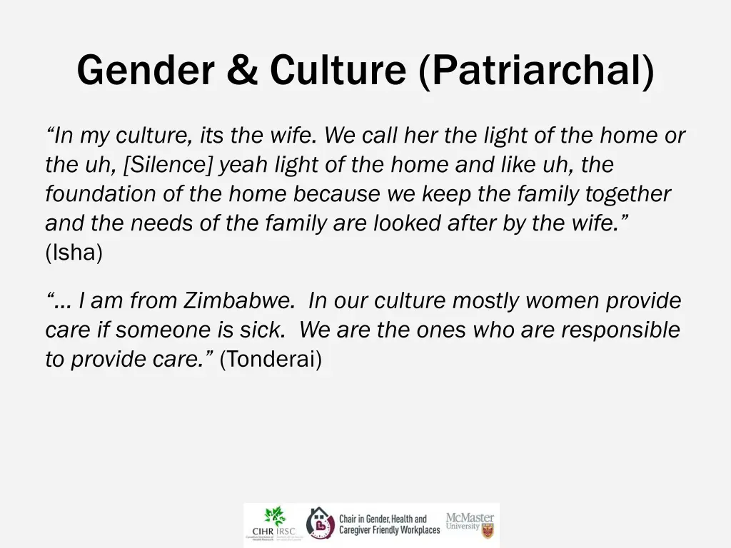 gender culture patriarchal