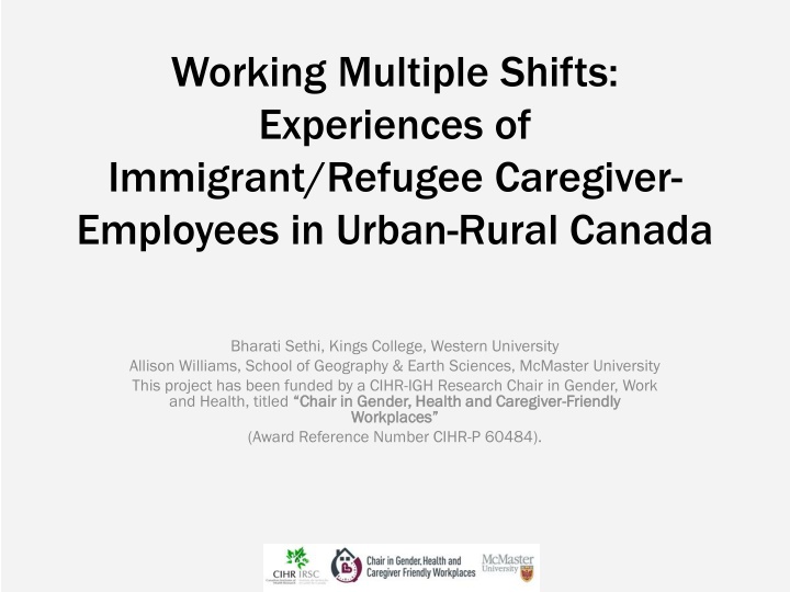 working multiple shifts experiences of immigrant