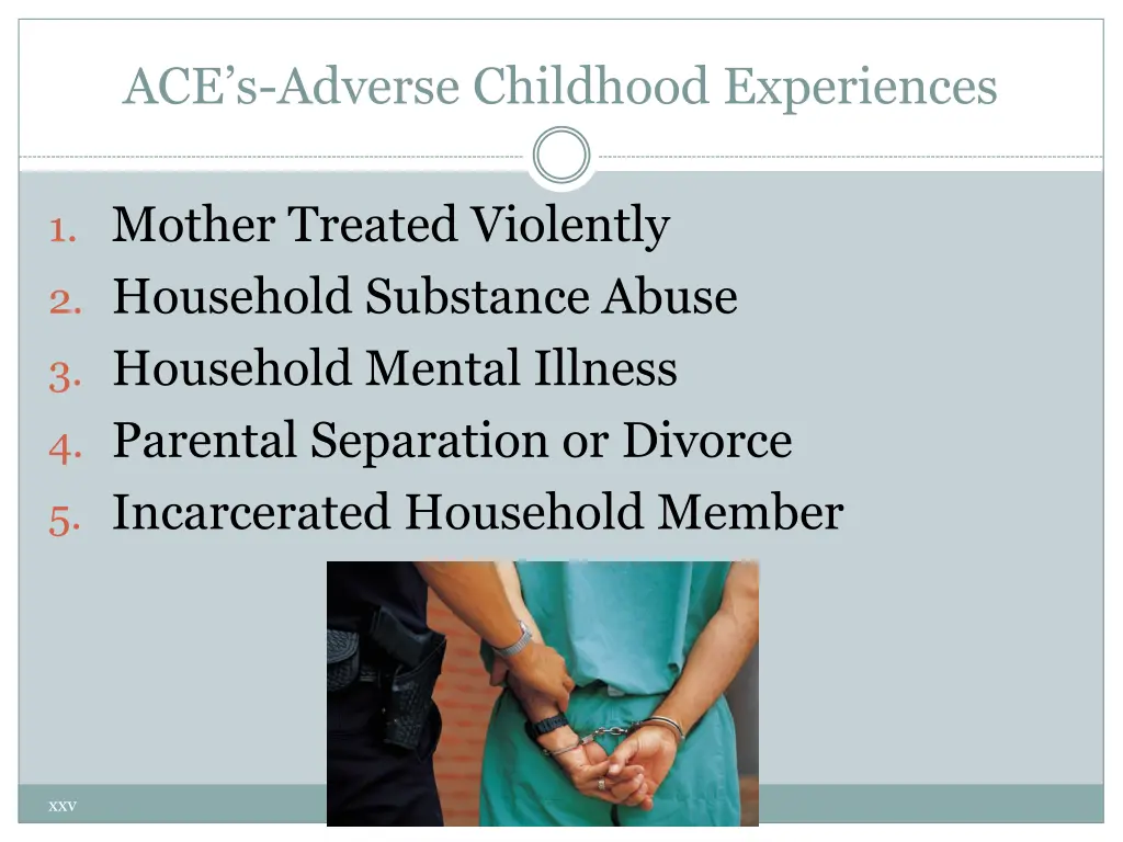 ace s adverse childhood experiences 1