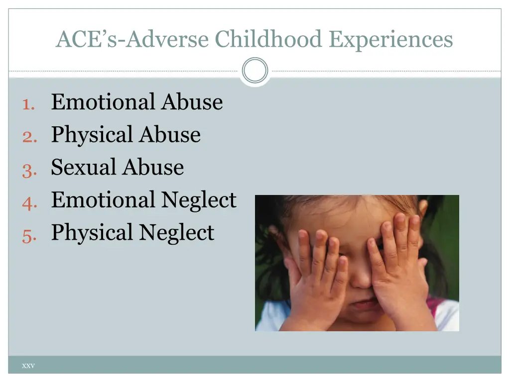 ace s adverse childhood experiences