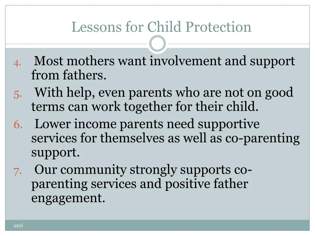 lessons for child protection 1