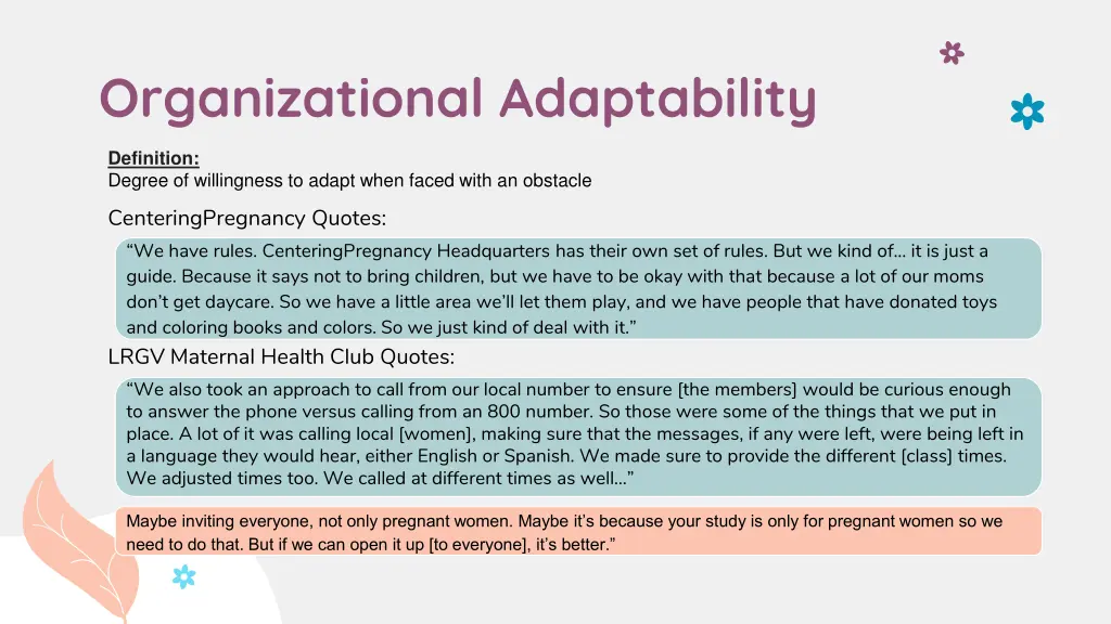 organizational adaptability