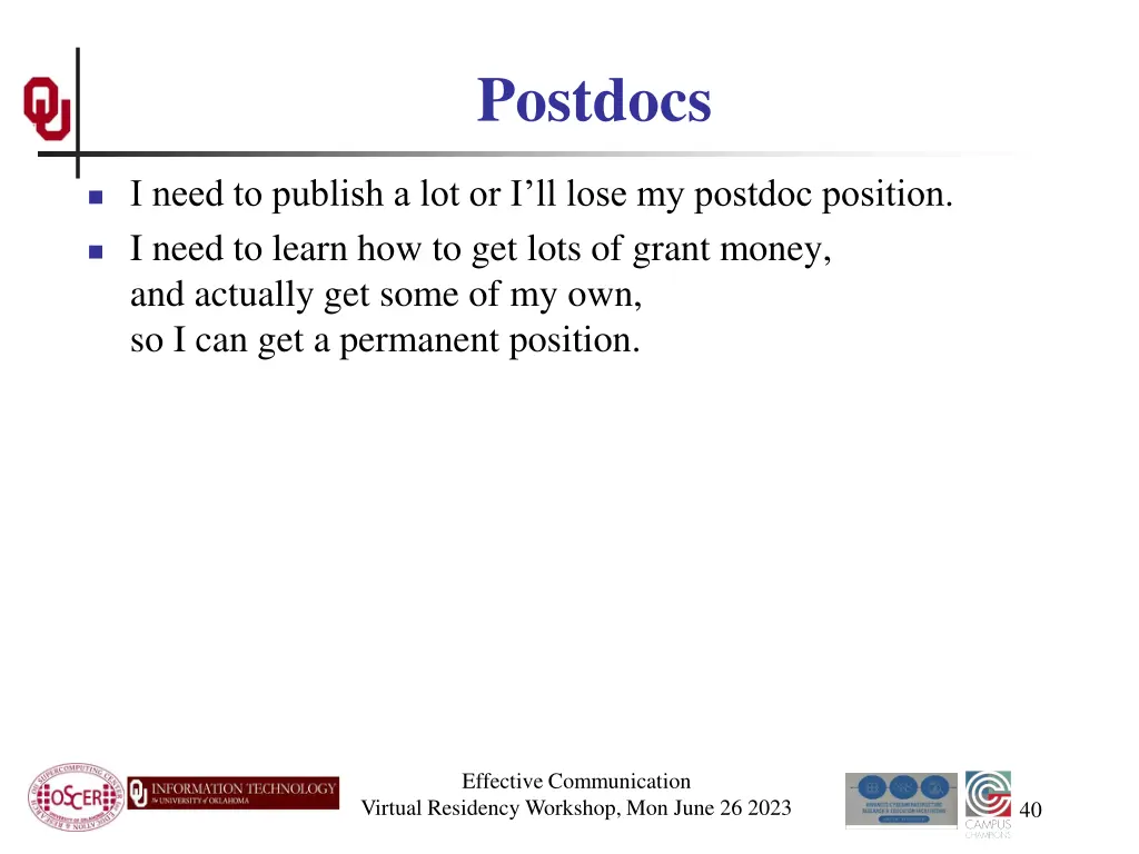 postdocs