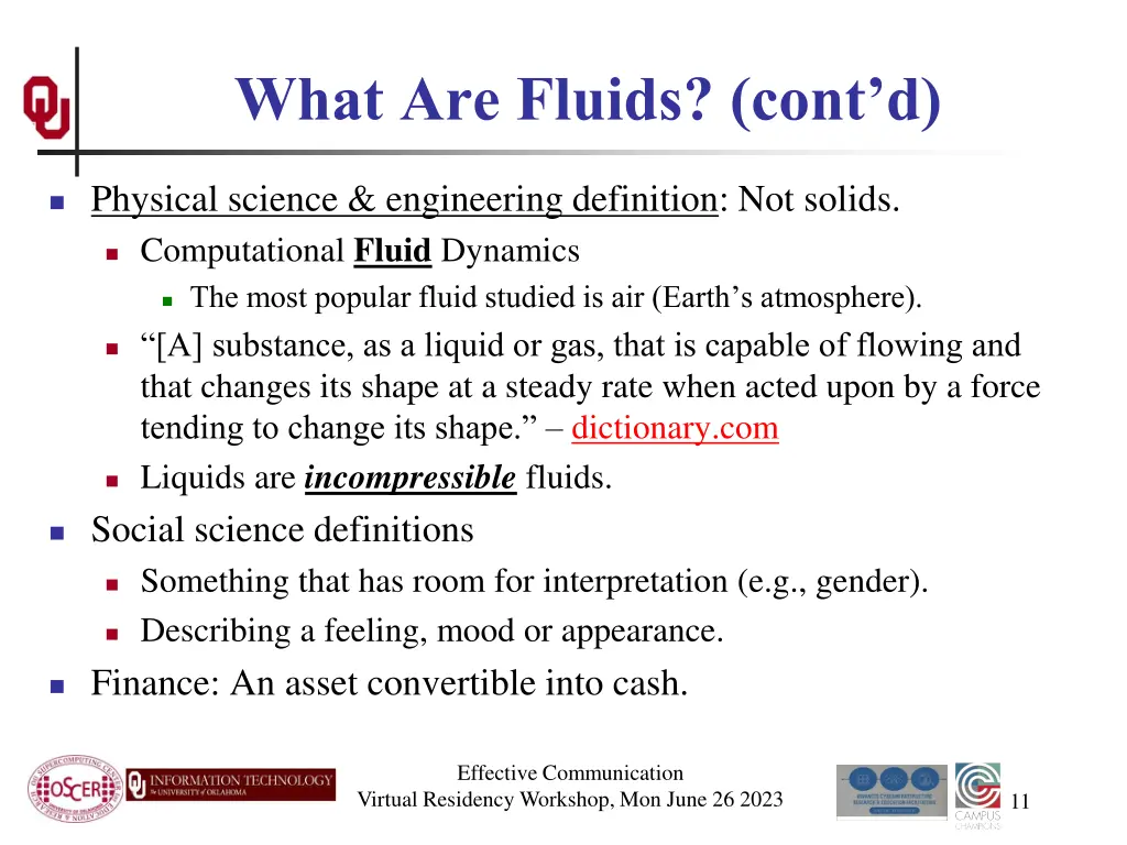 what are fluids cont d