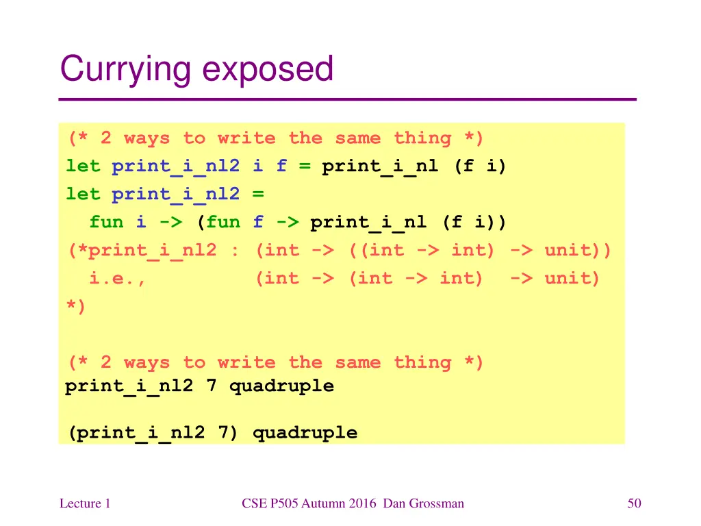 currying exposed