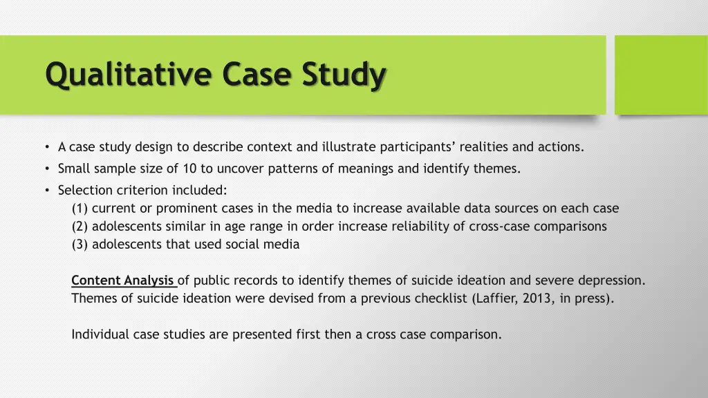 qualitative case study