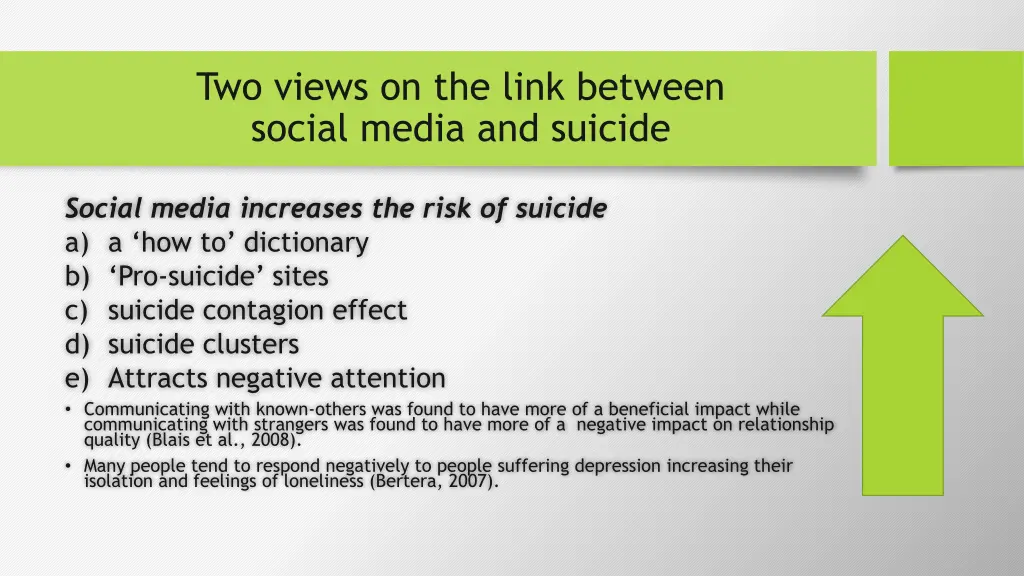 two views on the link between social media