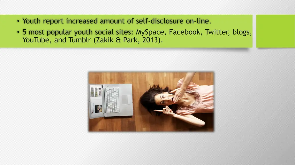 youth report increased amount of self disclosure