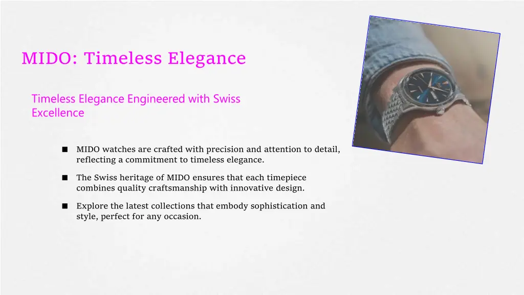 mido timeless elegance