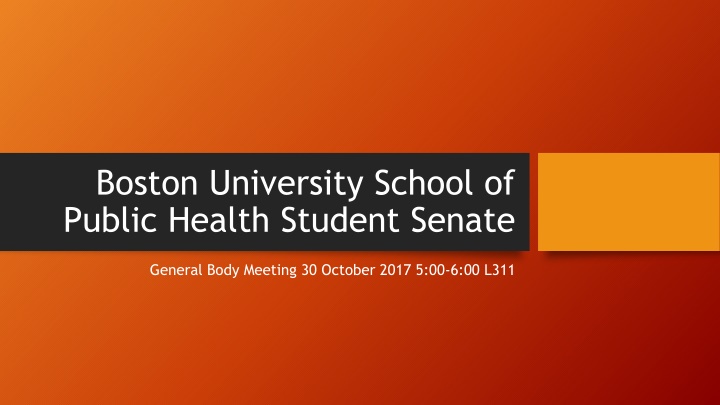 boston university school of public health student