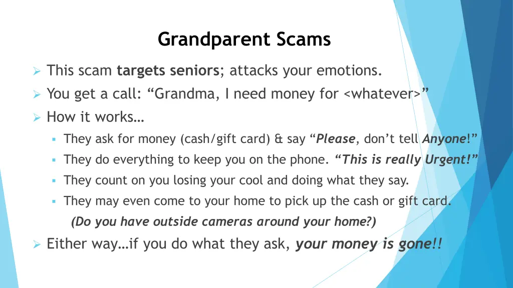 grandparent scams