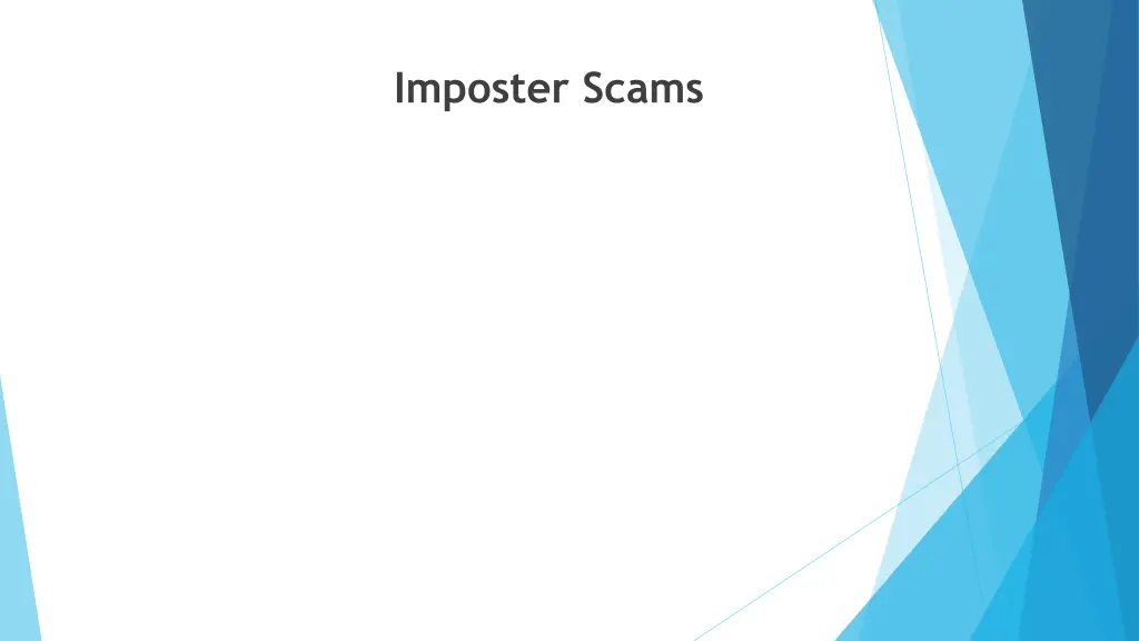 imposter scams