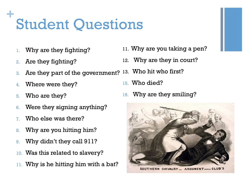 student questions 2