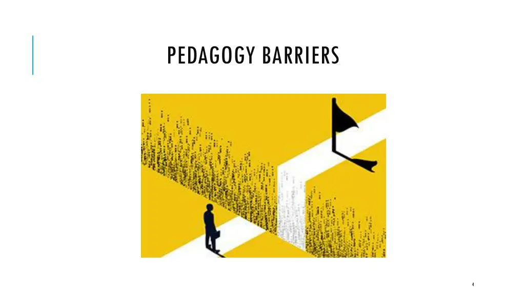 pedagogy barriers