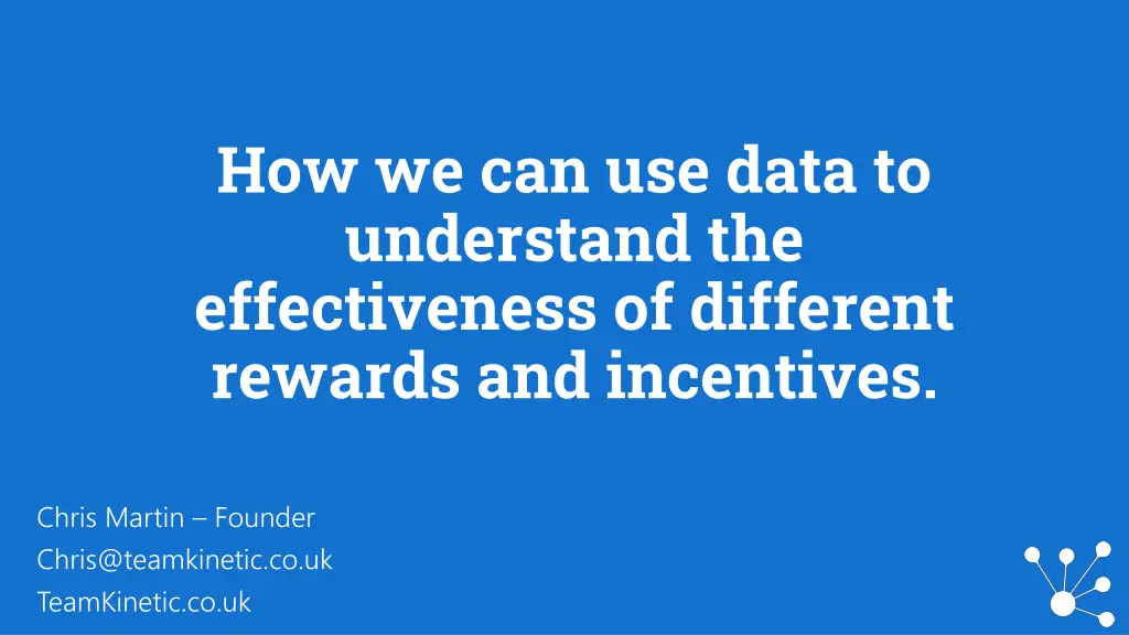 how we can use data to understand