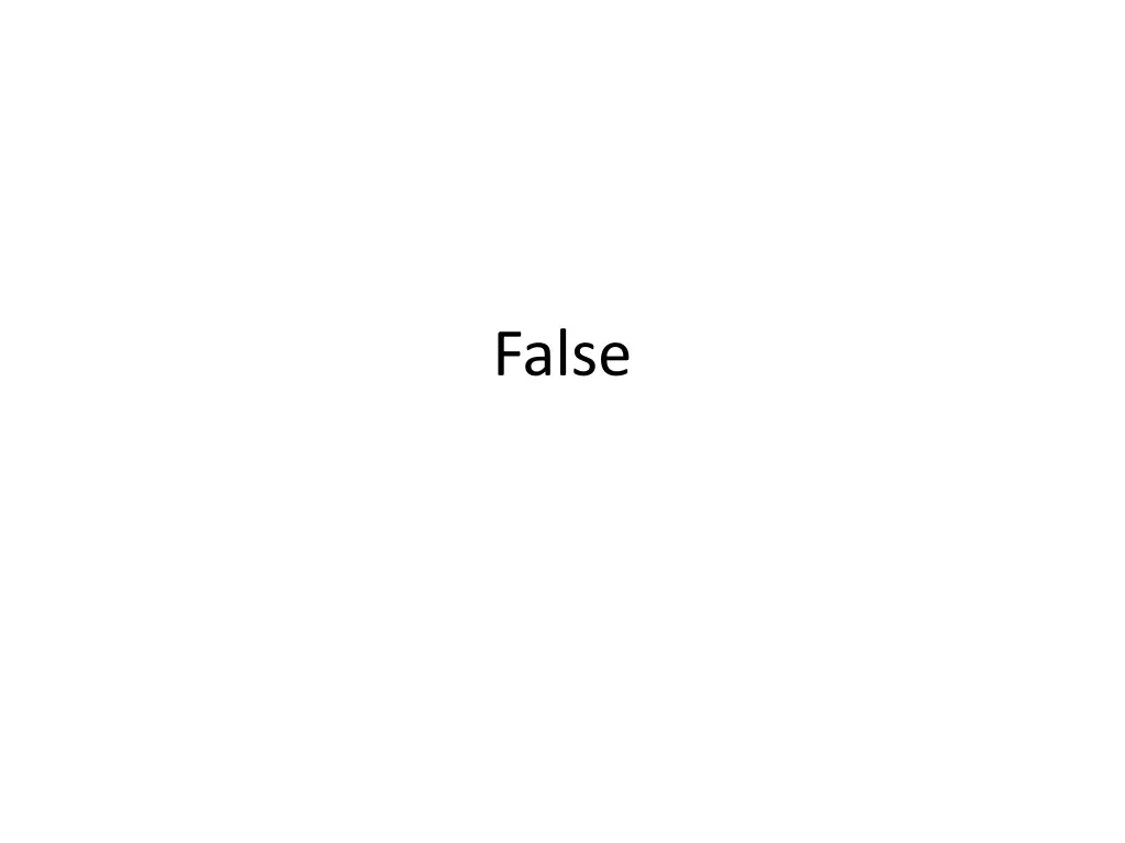 false 1