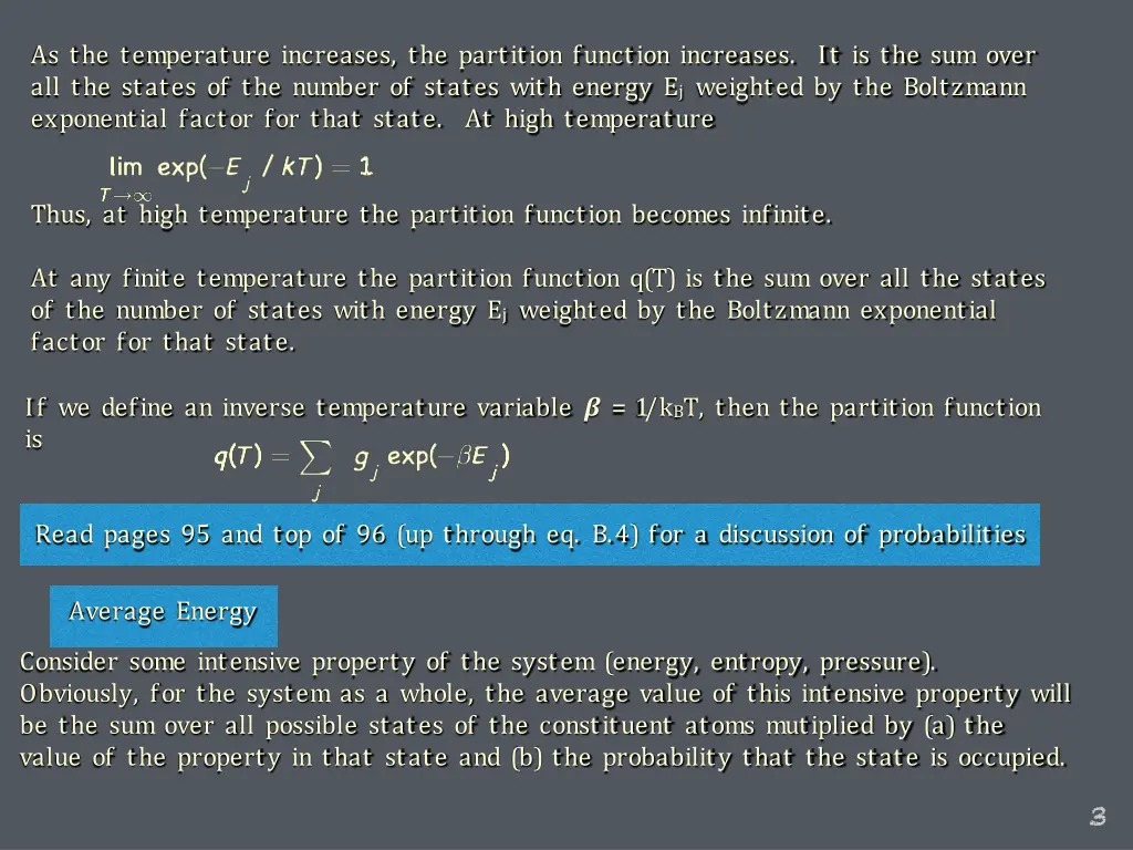 as the temperature increases the partition