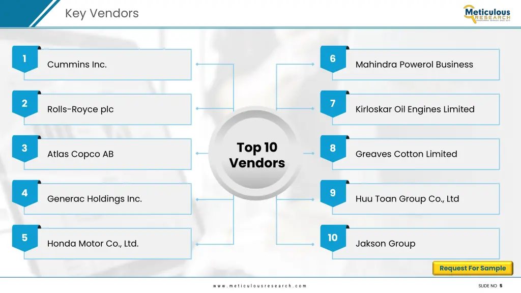 key vendors