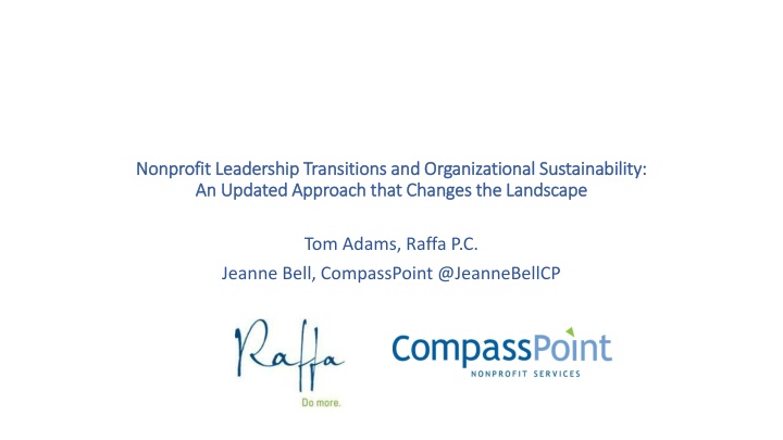 nonprofit leadership transitions