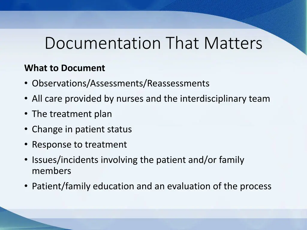 documentation that matters 8