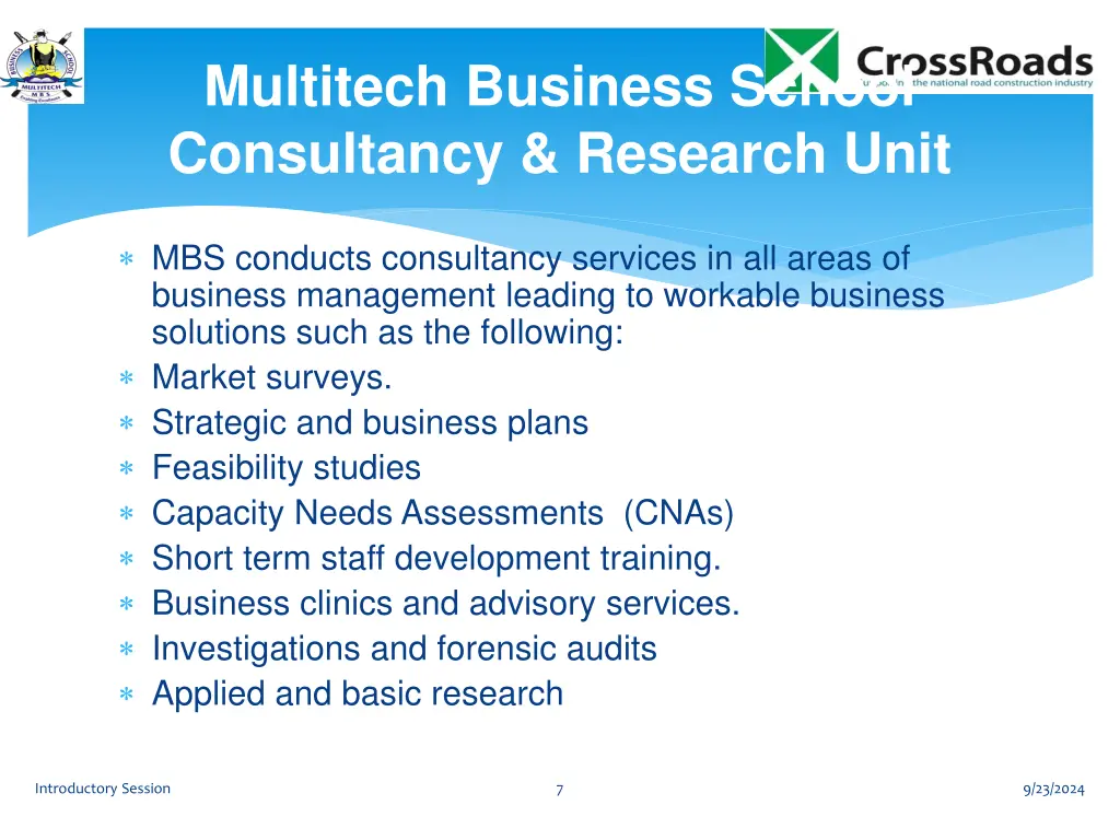 multitech business school consultancy research