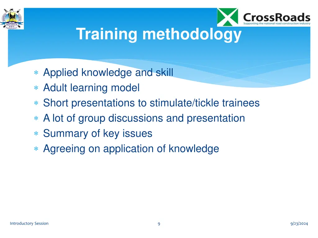 training methodology