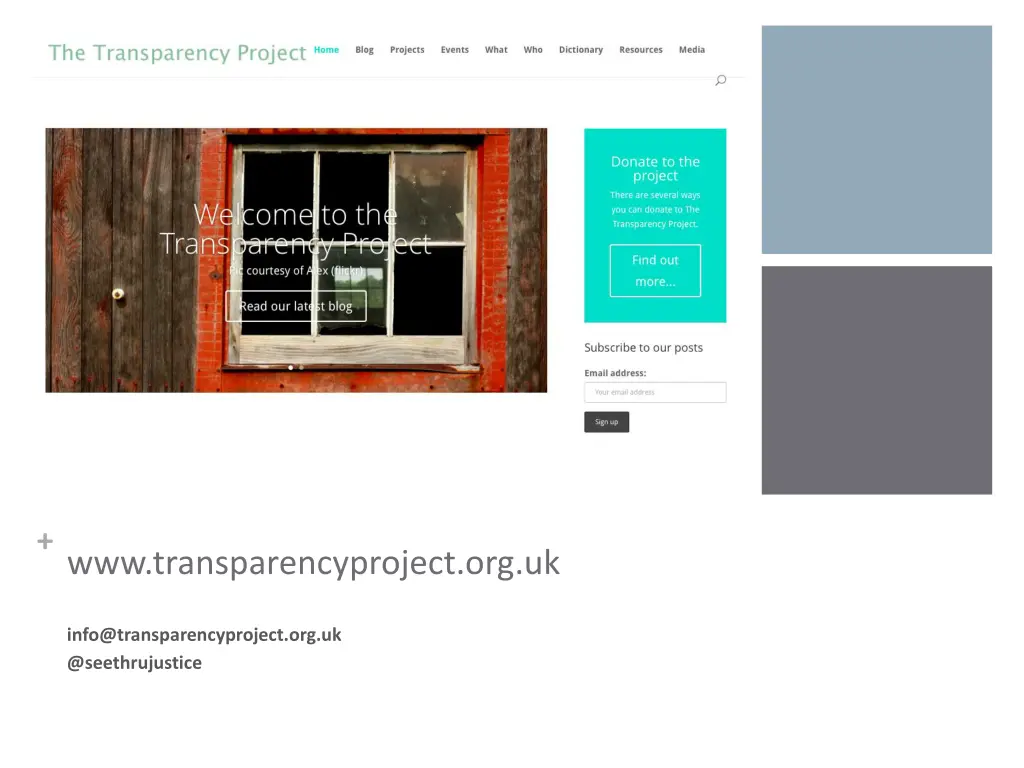 www transparencyproject org uk