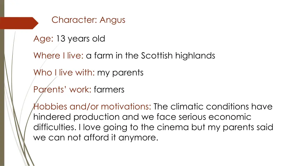 character angus