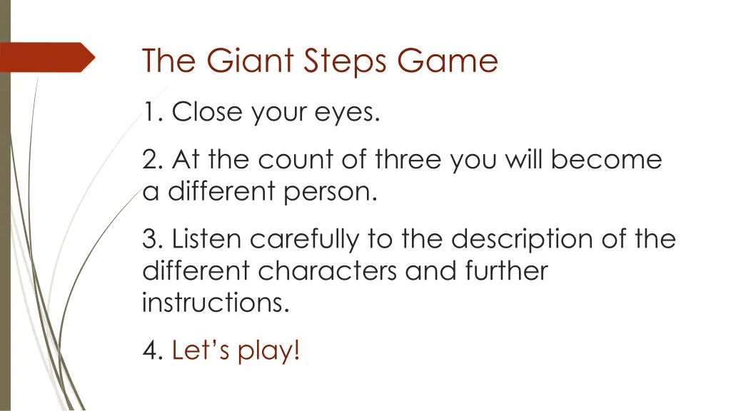 the giant steps game