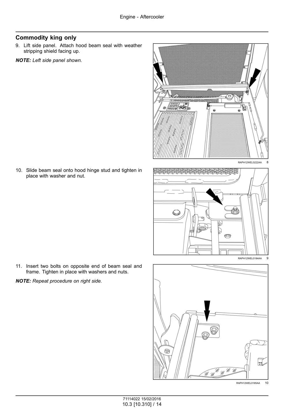 engine aftercooler 11