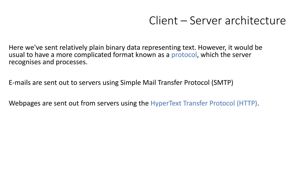 client server architecture