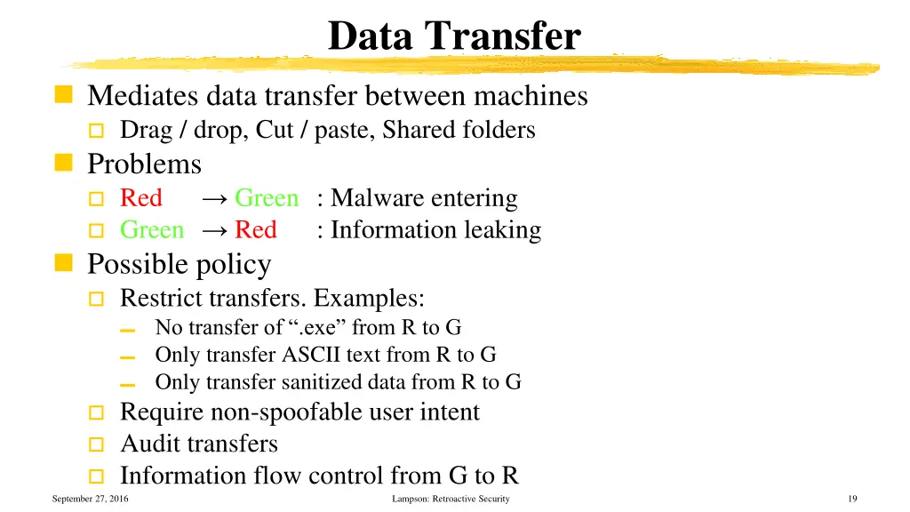 data transfer