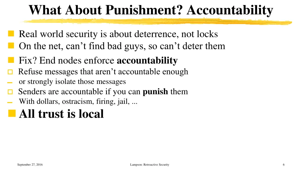 what about punishment accountability