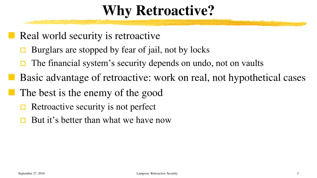 why retroactive 1